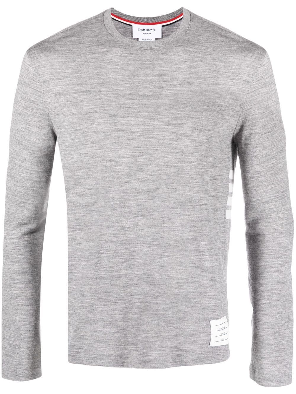 Thom Browne round-neck knit jumper - Grey von Thom Browne