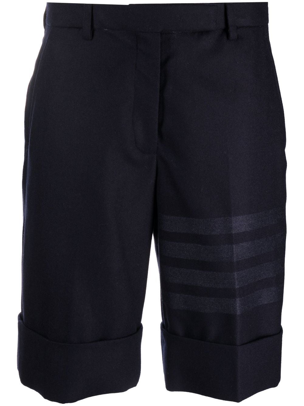 Thom Browne side-stripe tailored shorts - Blue von Thom Browne