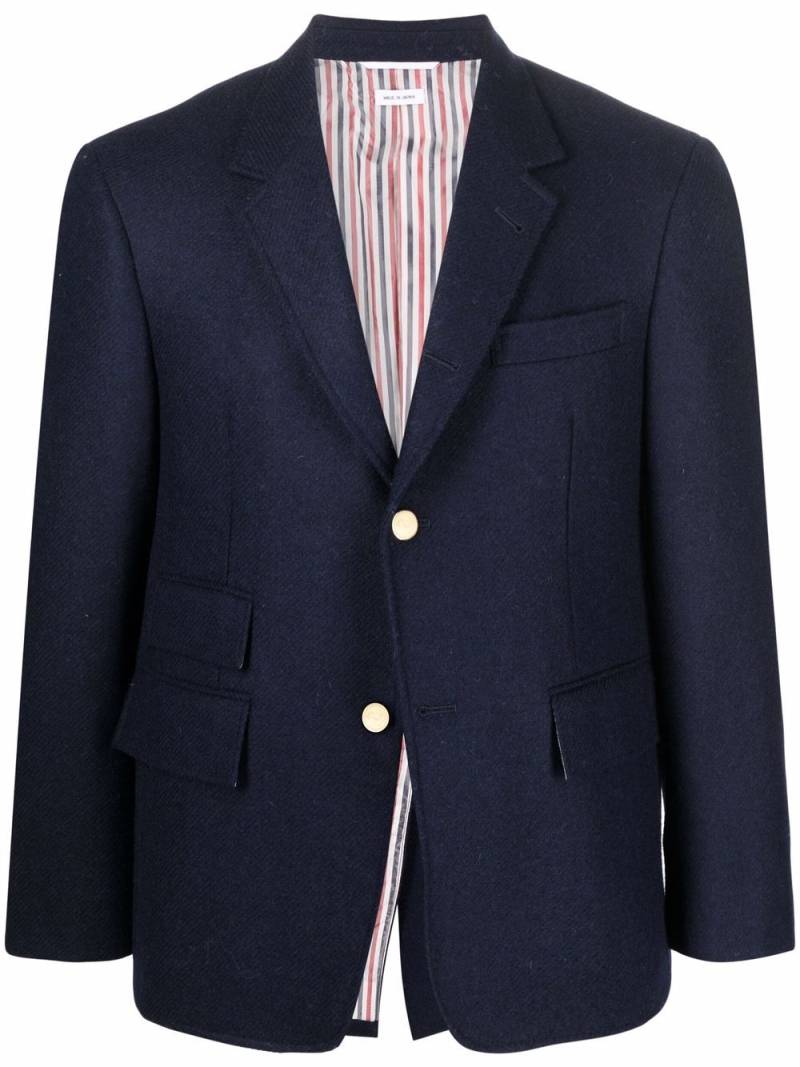 Thom Browne single-breasted wool blazer - Blue von Thom Browne