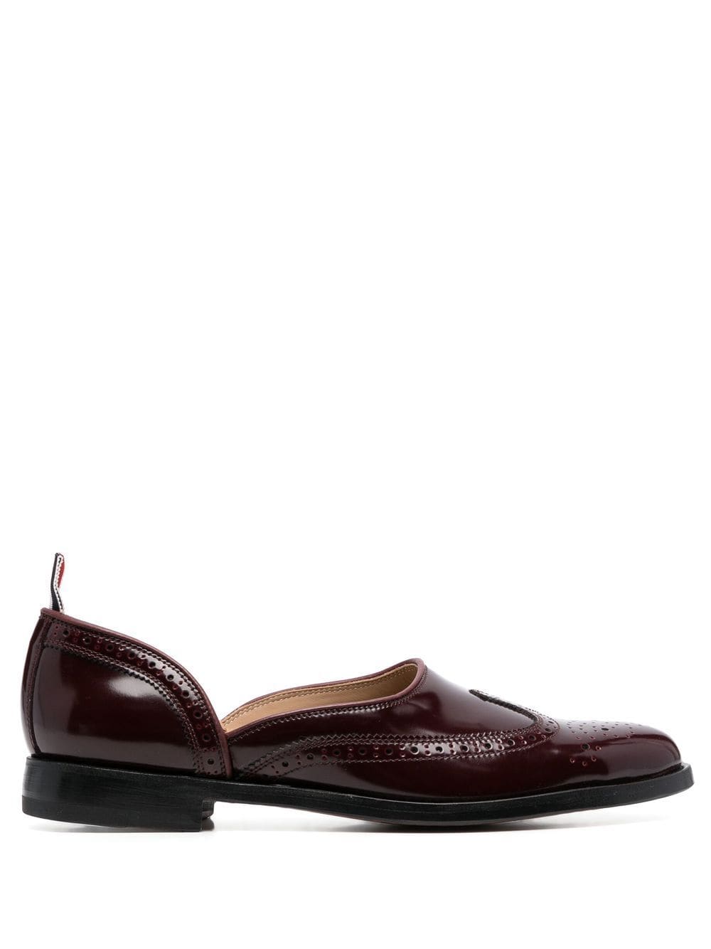 Thom Browne slip-on RWB Brogues - Red von Thom Browne