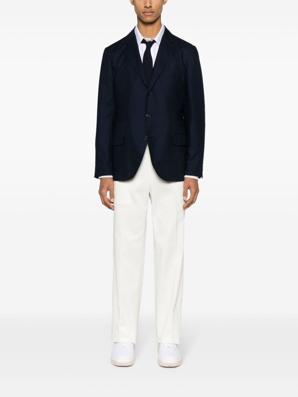 Thom Browne straight-leg cotton tousers - Neutrals von Thom Browne