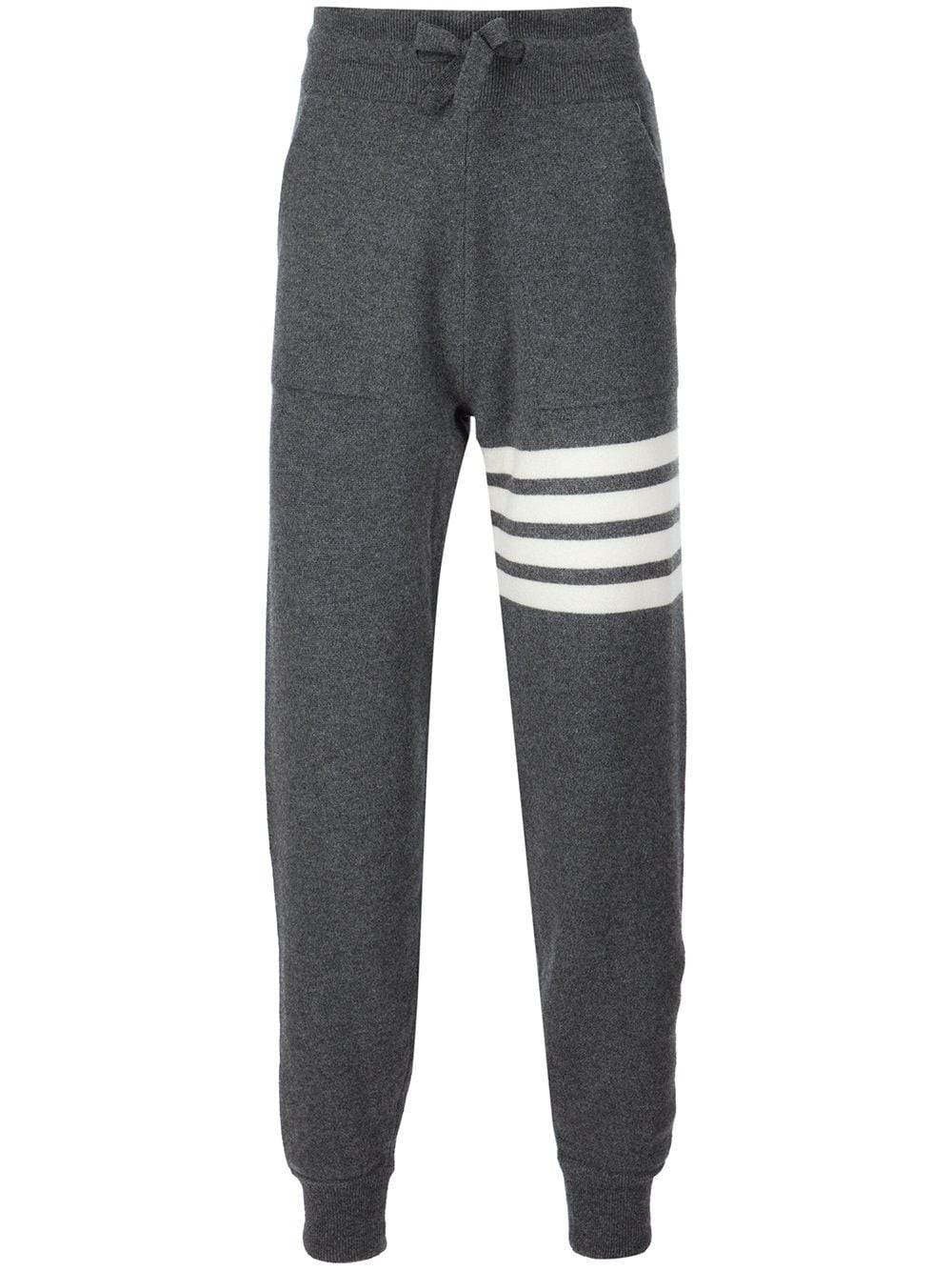 Thom Browne stripe detail sweatpants - Grey von Thom Browne