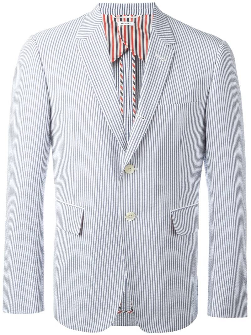 Thom Browne striped blazer - White von Thom Browne
