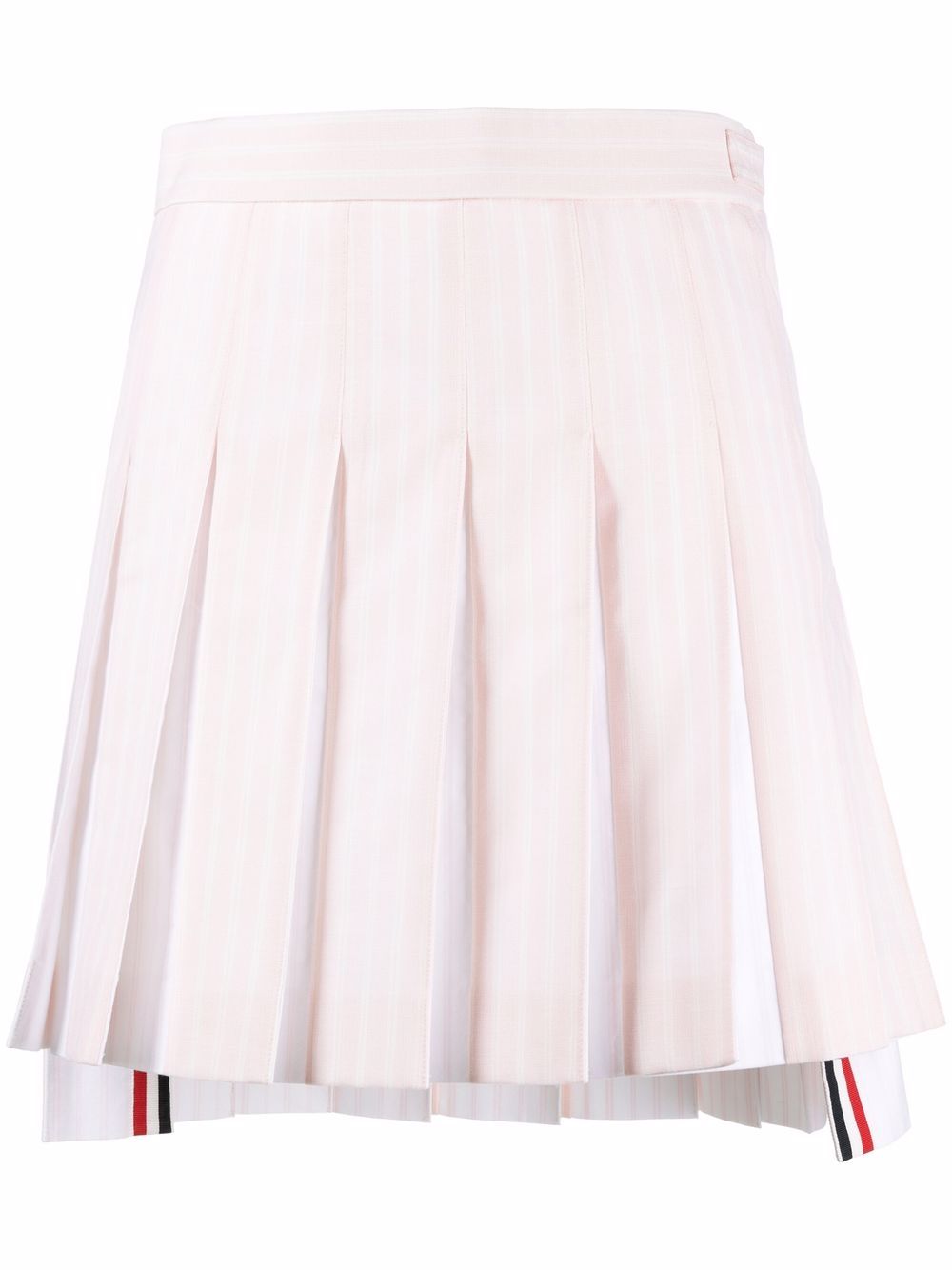 Thom Browne striped pleated skirt - Pink von Thom Browne