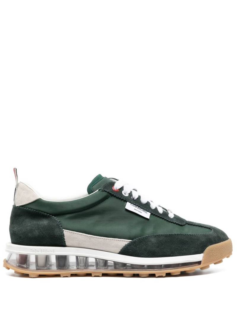 Thom Browne translucent-sole leather sneakers - Green von Thom Browne