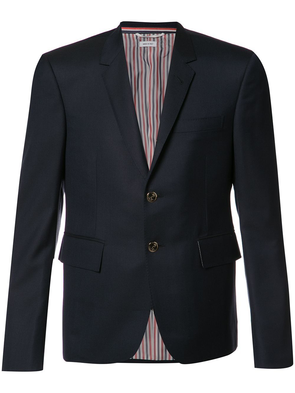 Thom Browne Super 120s single-breasted wool blazer - Blue von Thom Browne