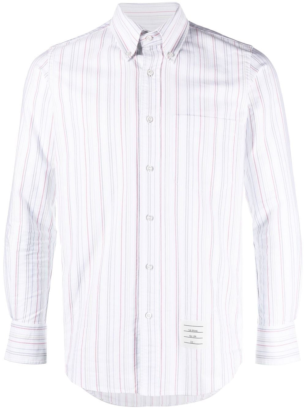 Thom Browne university-stripe long-sleeve shirt - White von Thom Browne