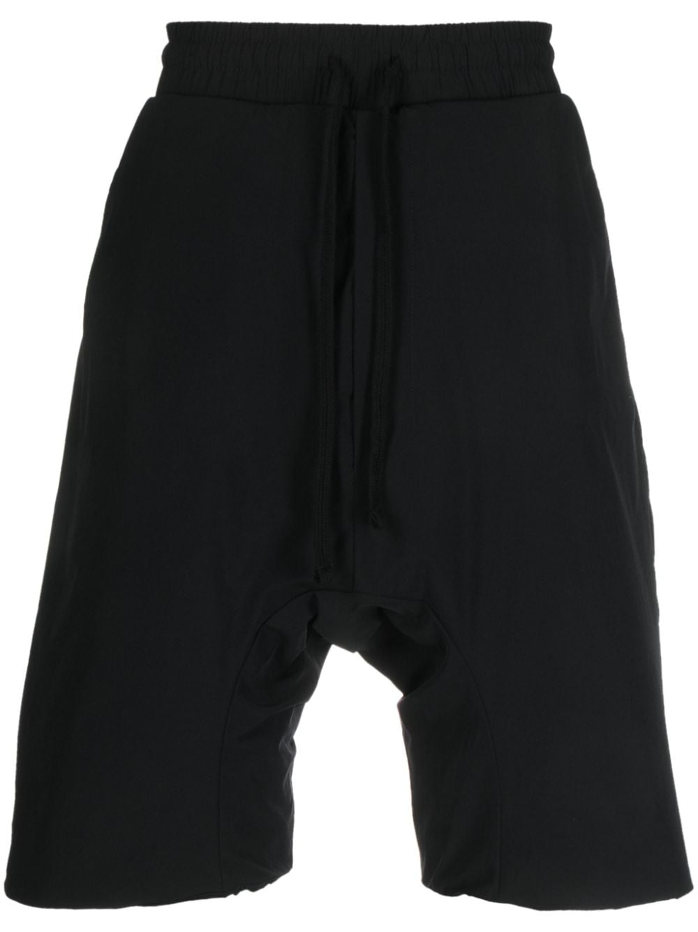 Thom Krom elasticated-waist drop-crotch shorts - Black von Thom Krom