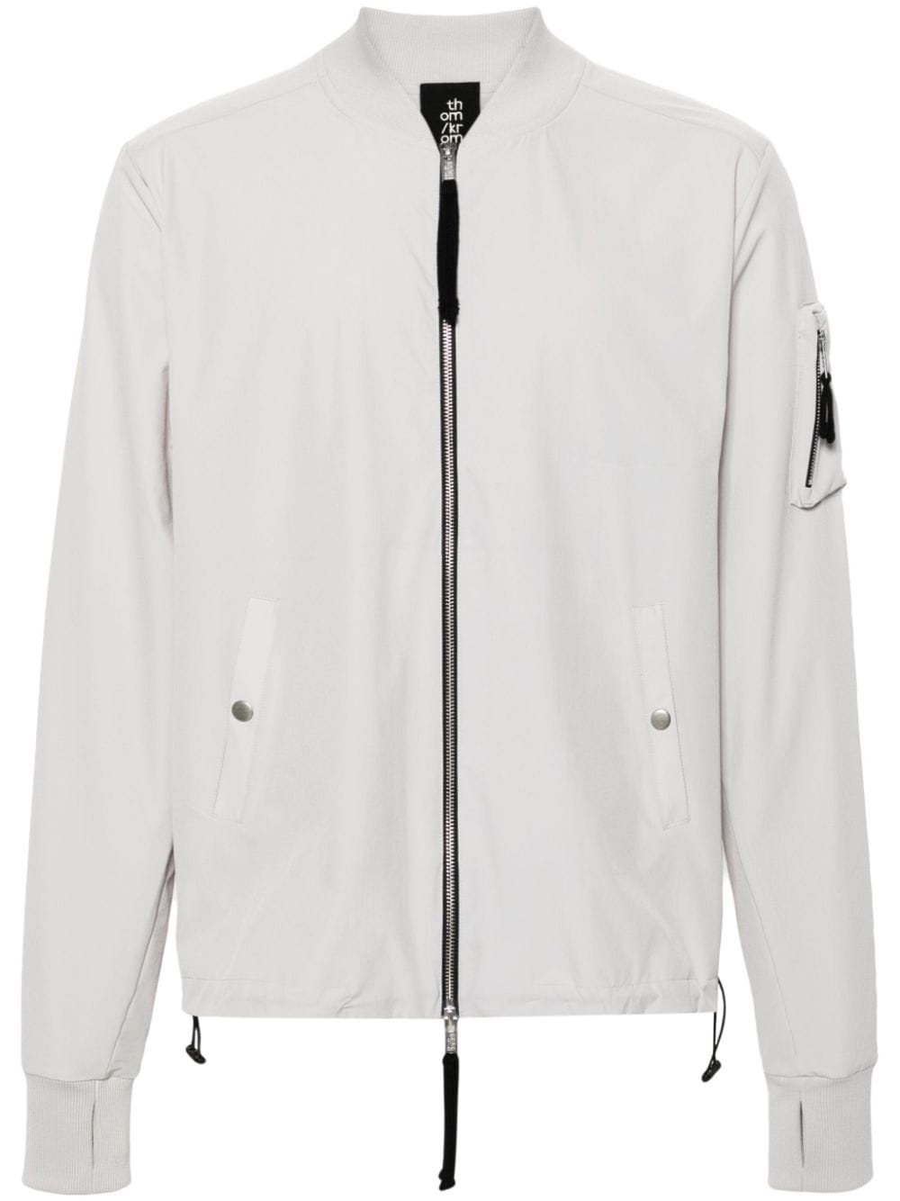 Thom Krom lightweight zip-up jacket - Grey von Thom Krom