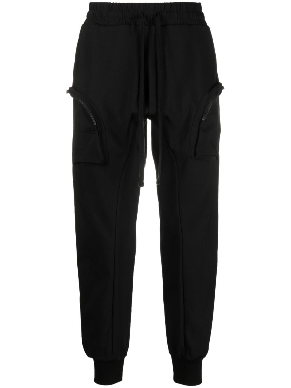 Thom Krom mid-rise multi-pocket track pants - Black von Thom Krom