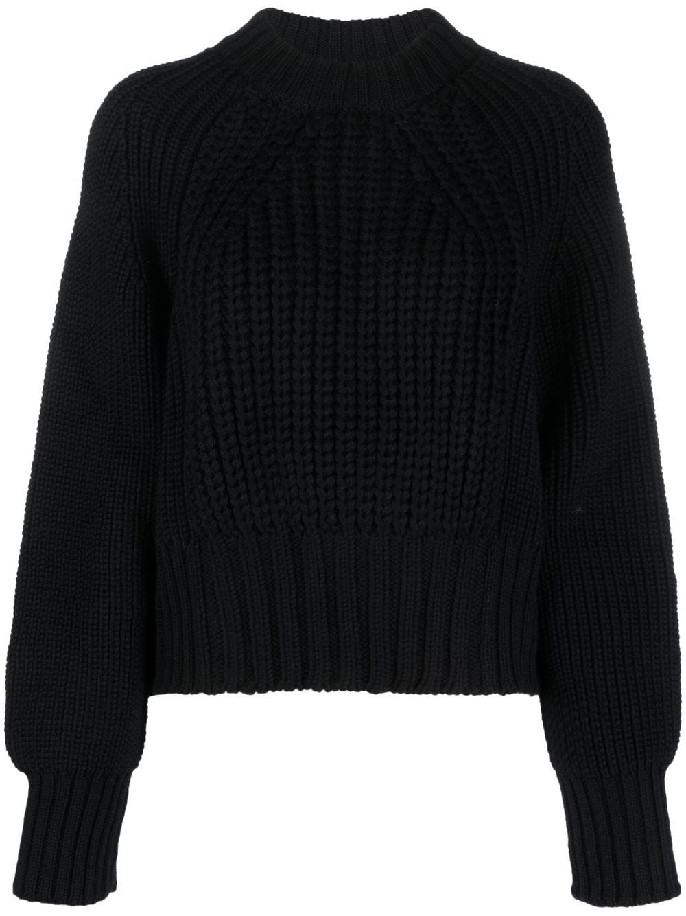 Thom Krom ribbed-knit wool jumper - Black von Thom Krom