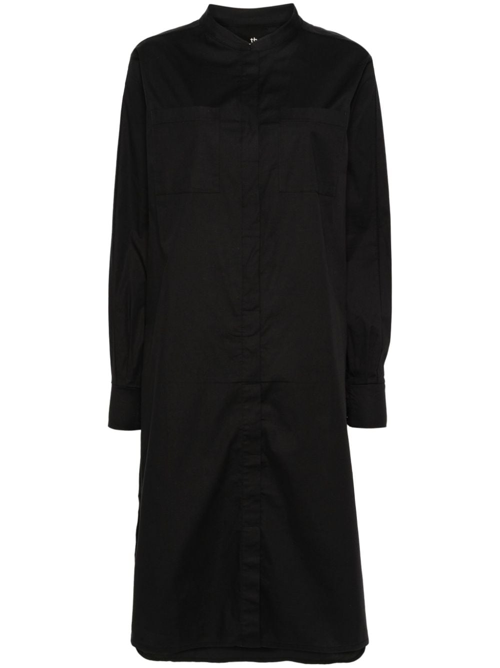 Thom Krom seam-detail poplin shirt dress - Black von Thom Krom