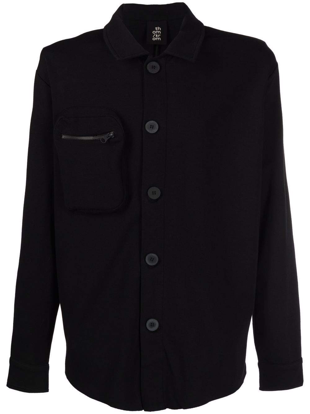 Thom Krom single-breasted shirt jacket - Black von Thom Krom