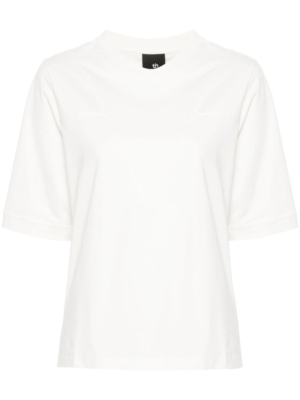 Thom Krom stitching-detailed cotton T-shirt - White von Thom Krom