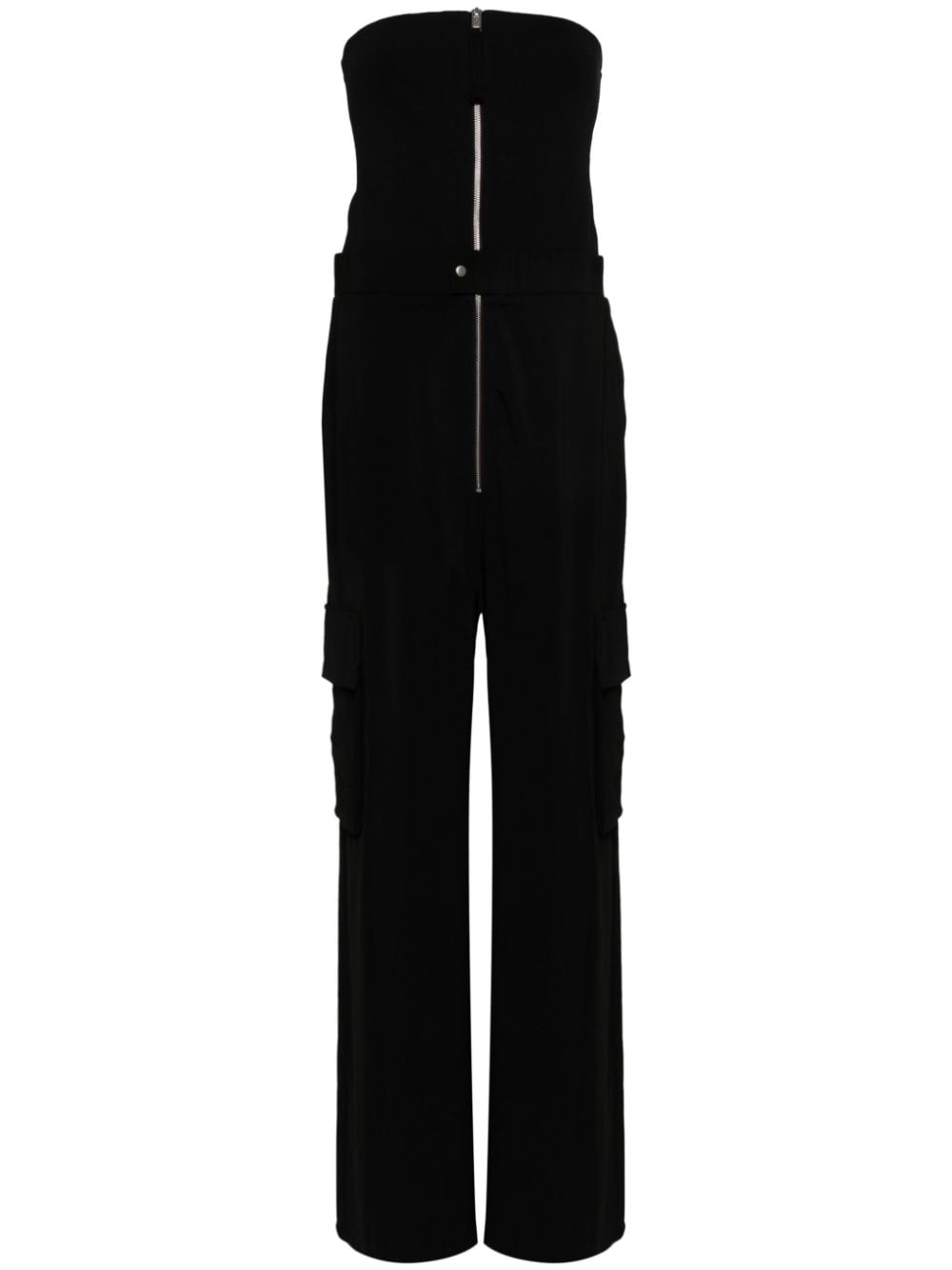Thom Krom strapless zipped wide jumpsuit - Black von Thom Krom