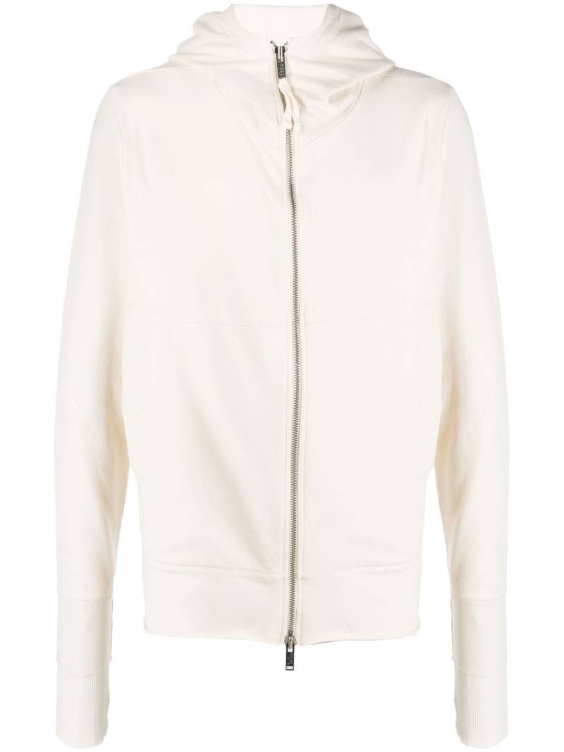 Thom Krom zip-up cotton-blend hoodie - Neutrals von Thom Krom