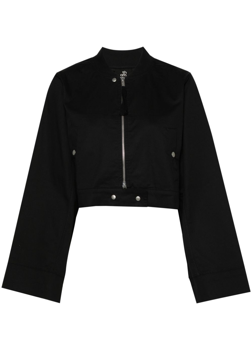 Thom Krom twill cropped jacket - Black von Thom Krom