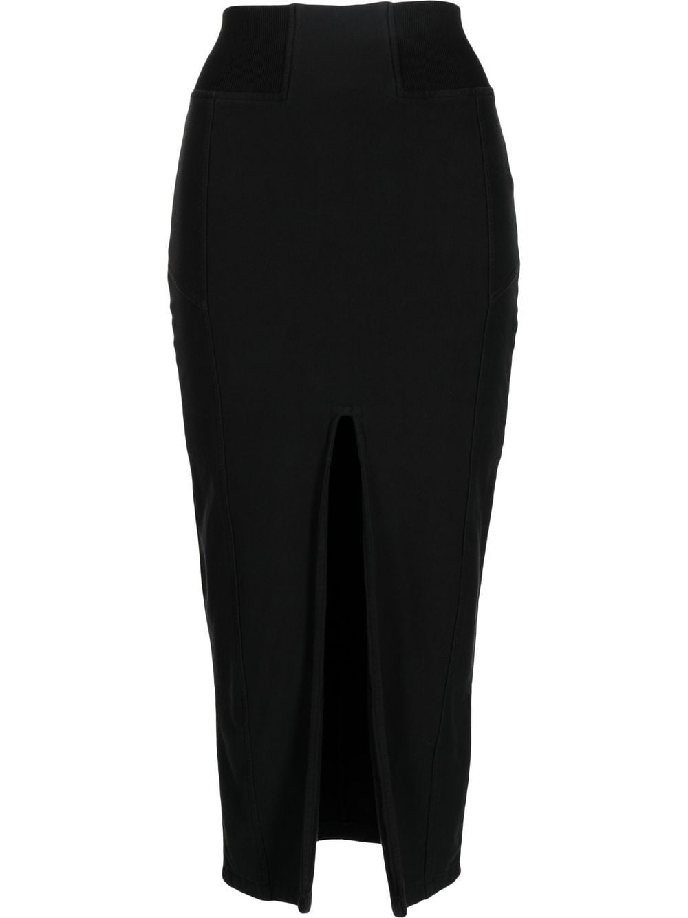 Thom Krom zipped cotton pencil skirt - Black von Thom Krom