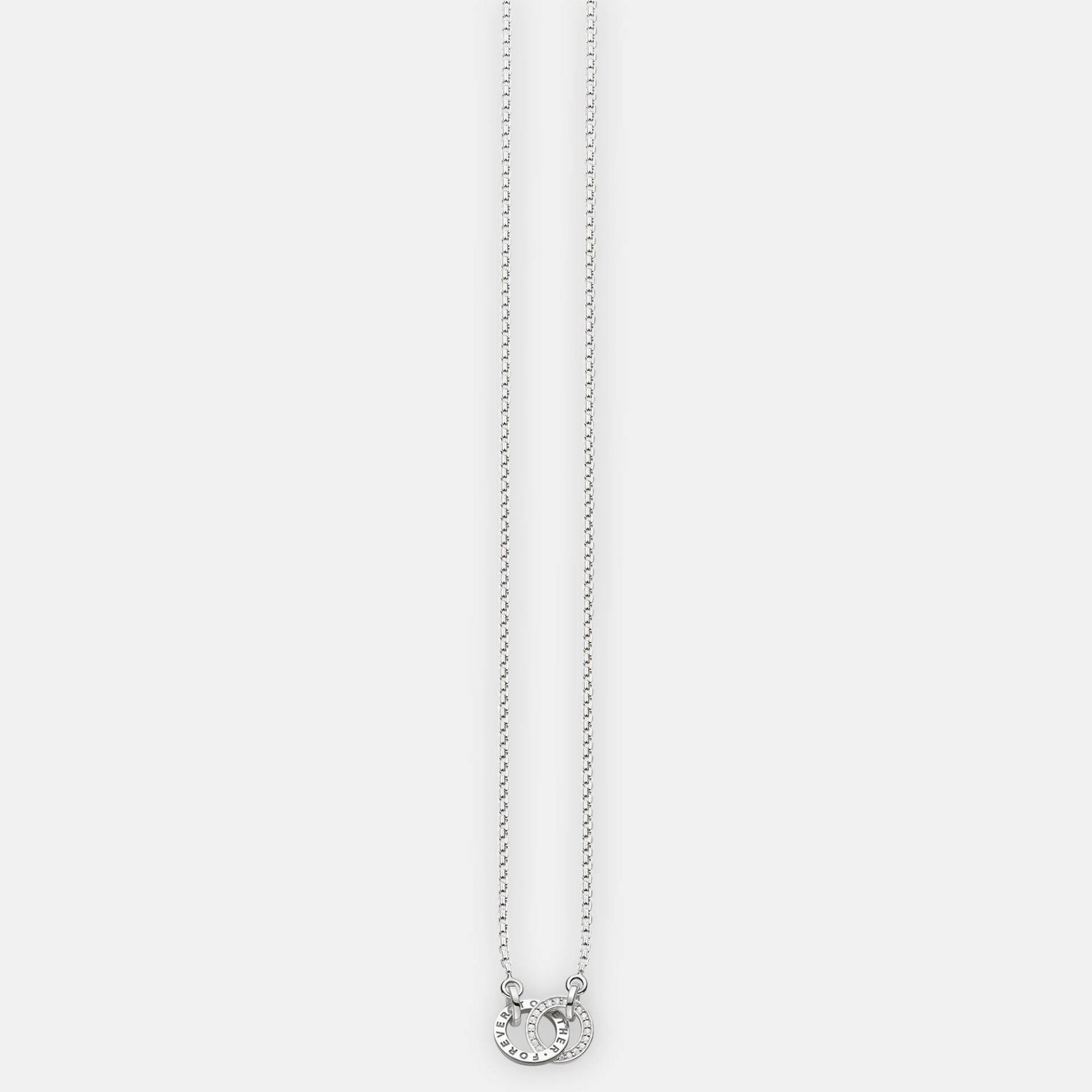 Halskette Mit Anhänger Damen Silberfarben 45cm von Thomas Sabo