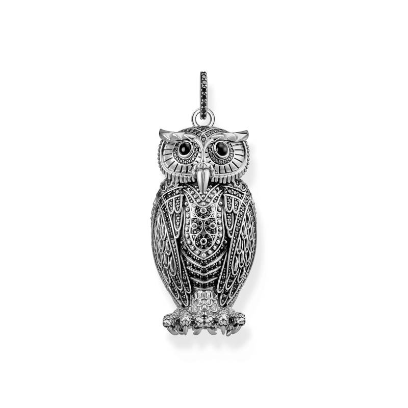 Thomas Sabo Anhänger Eule Mystische Wächtereule Limited Edition Silber schwarz PE978-641-11 von Thomas Sabo