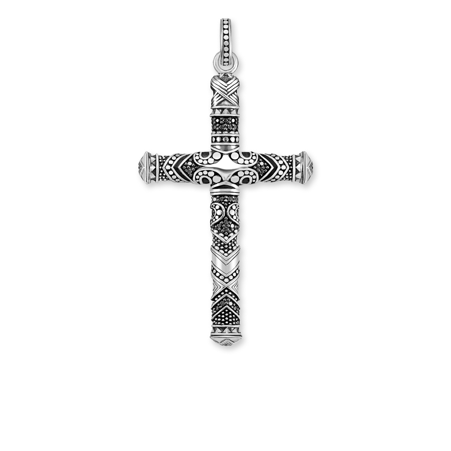 Thomas Sabo Anhänger Maori Kreuz klein schwarz PE772-643-11 von Thomas Sabo