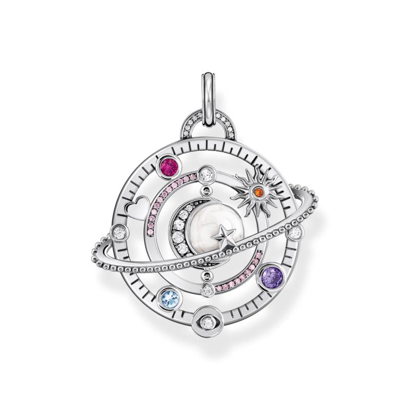 Thomas Sabo Anhänger in kosmischem Design mit bunten Steinen Silber mehrfarbig PE953-318-7 von Thomas Sabo