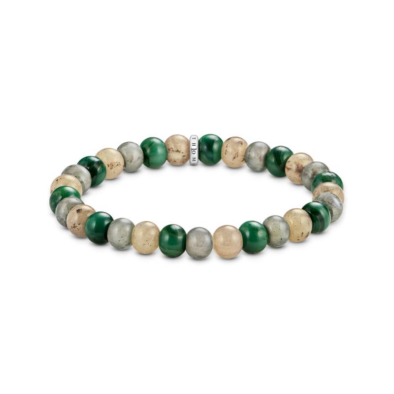 Thomas Sabo Armband Jasper, Jade und Labradorit 9 mm grün A2196-503-6-L19 von Thomas Sabo