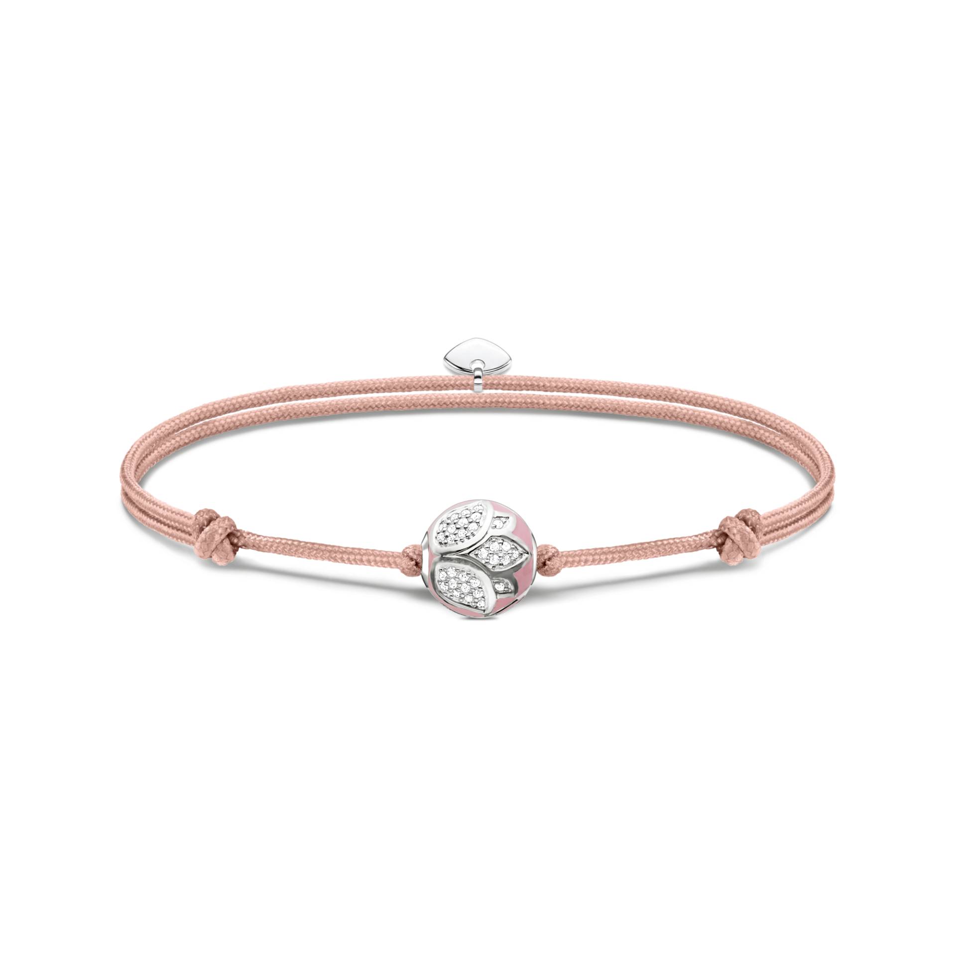 Thomas Sabo Armband Karma Secret mit rosa Lotusblüte Bead pink A2124-380-9-L22V von Thomas Sabo