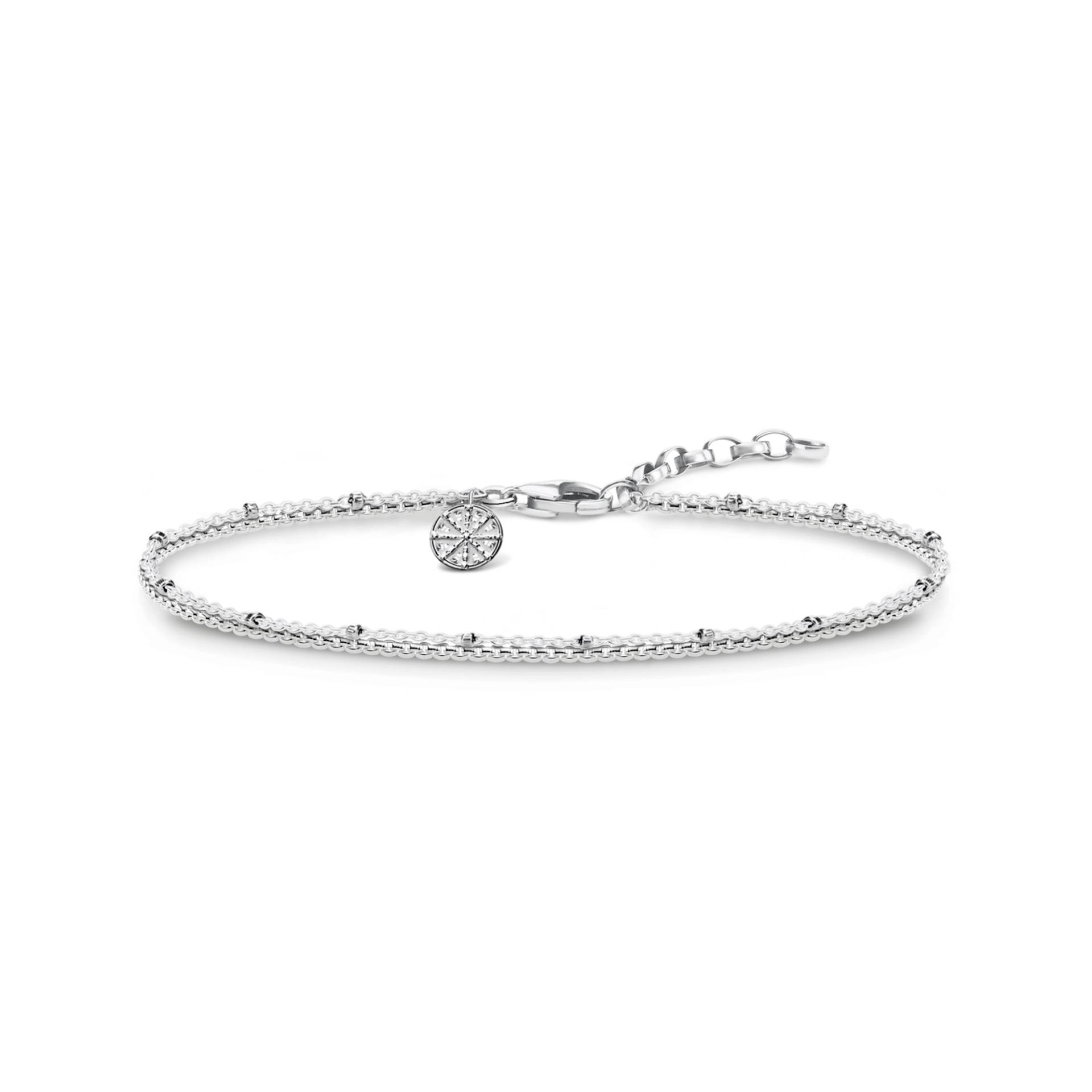 Thomas Sabo Armband Karma Wheel silberfarben KA0007-001-21-L19V von Thomas Sabo