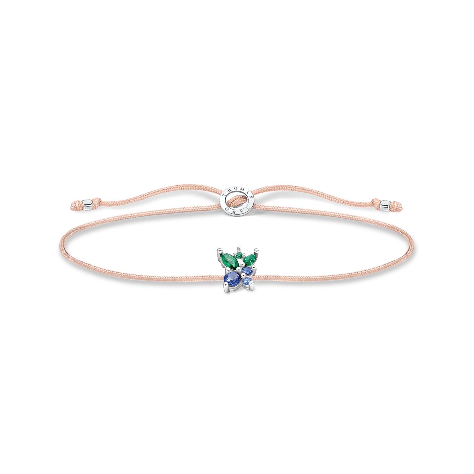 Thomas Sabo Armband Little Secret Blaubeere silber mehrfarbig LS128-166-7-L20V von Thomas Sabo