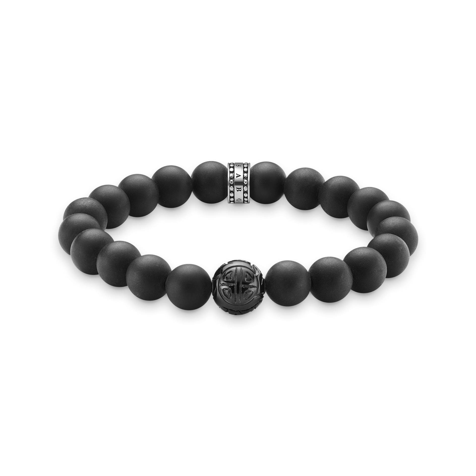 Thomas Sabo Armband Obsidian schwarz A1085-023-11-L von Thomas Sabo