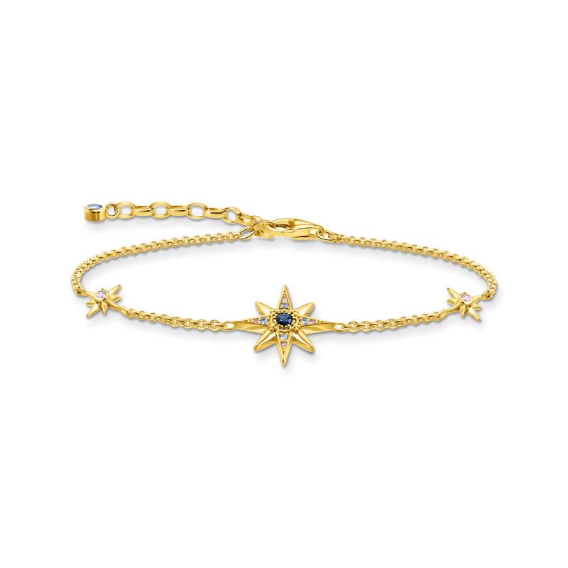 Thomas Sabo Armband Royalty Stern mit Steine gold mehrfarbig A2037-959-7-L19V von Thomas Sabo