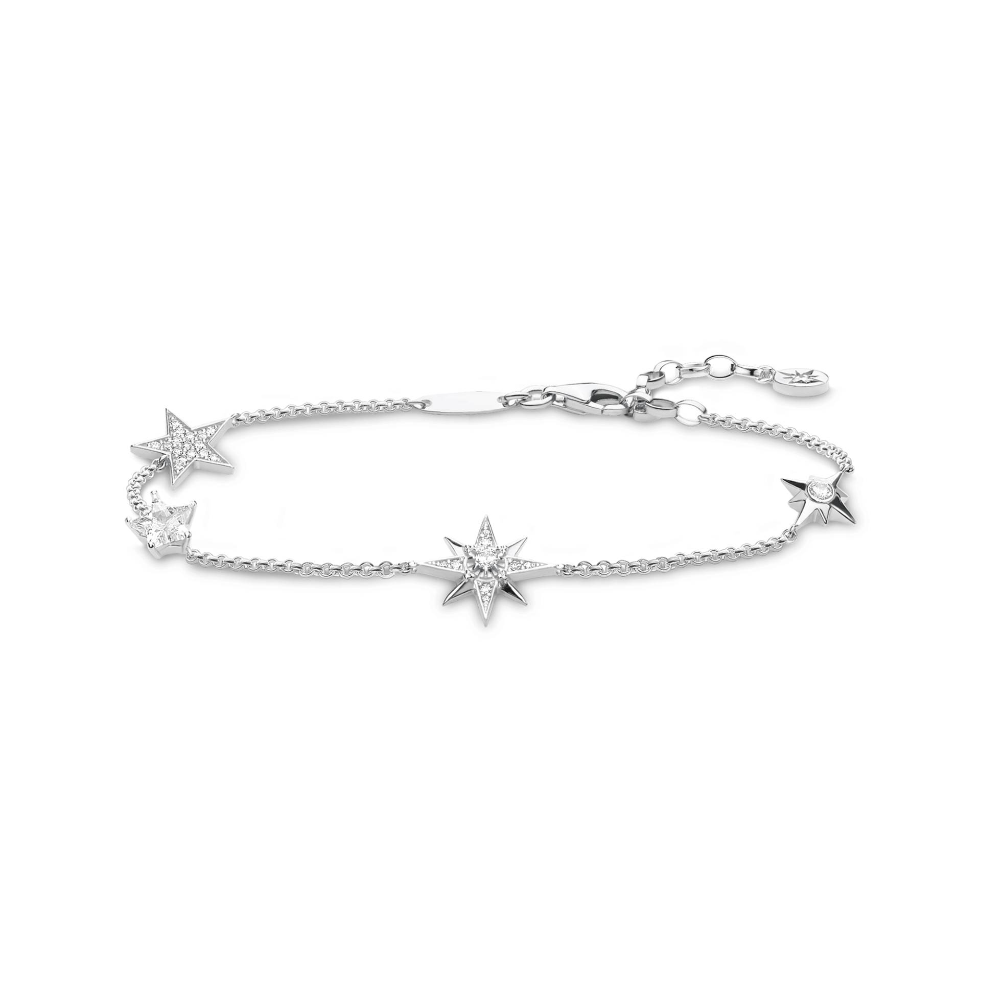 Thomas Sabo Armband Sterne silber weiß A1916-051-14-L19V von Thomas Sabo