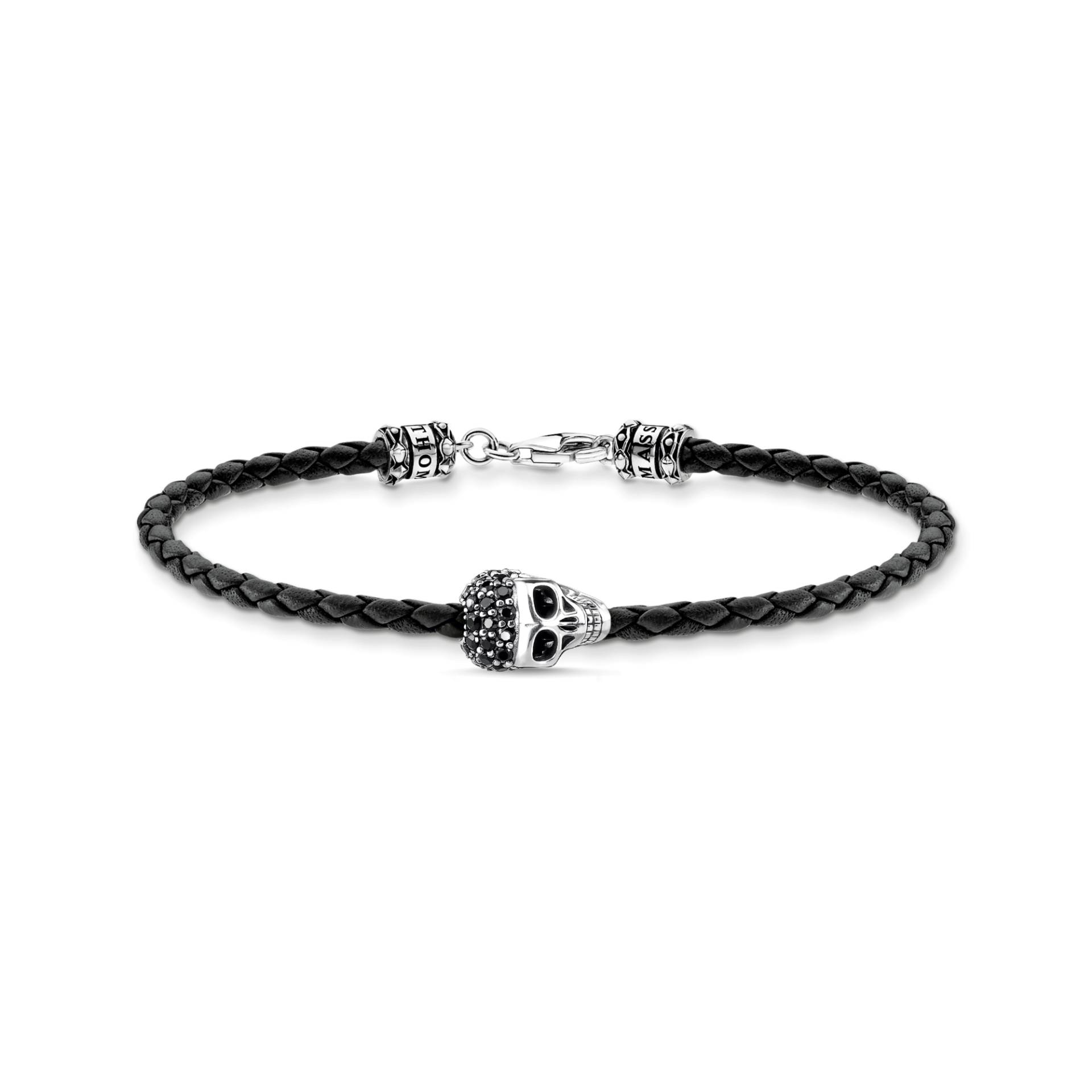 Thomas Sabo Armband Totenkopf silber schwarz A2055-805-11-L19 von Thomas Sabo