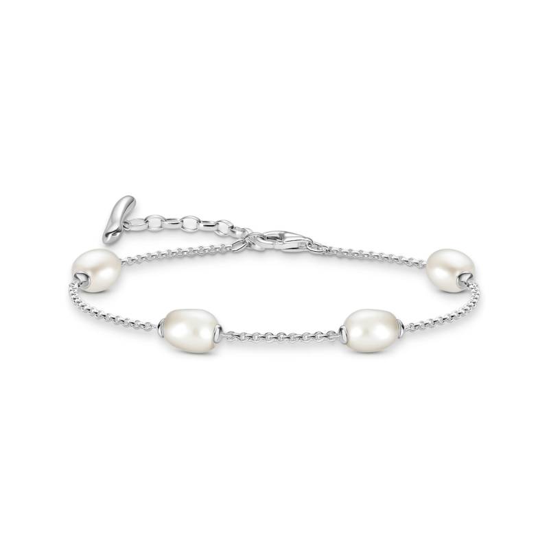 Thomas Sabo Armband mit Perlen Natural Beauty Silber weiß A2189-082-14-L19V von Thomas Sabo