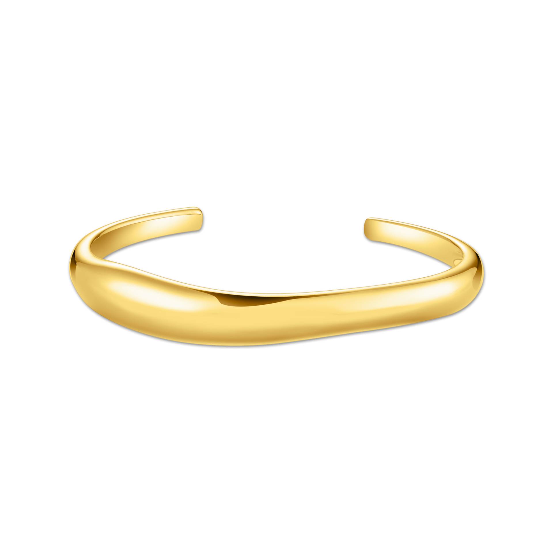 Thomas Sabo Armreif mit geschwungener Form vergoldet gelbgoldfarben AR116-413-39-L15 Thomas Sabo Armreif mit geschwungener Form vergoldet gelbgoldfarben AR116-413-39-L15 von Thomas Sabo