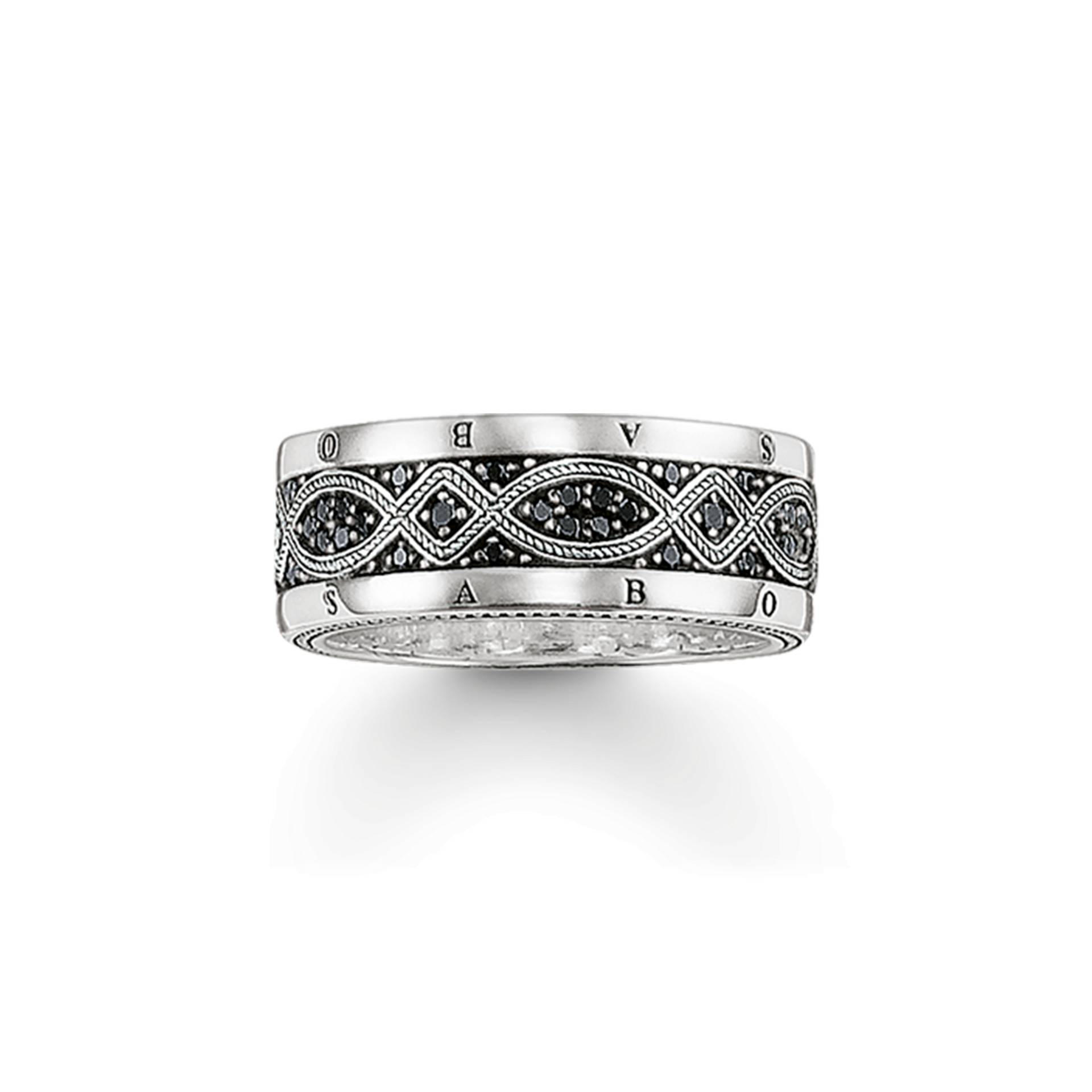 Thomas Sabo Bandring Love Knot schwarz TR2006-051-11-56 Thomas Sabo Bandring Love Knot schwarz TR2006-051-11-56 von Thomas Sabo