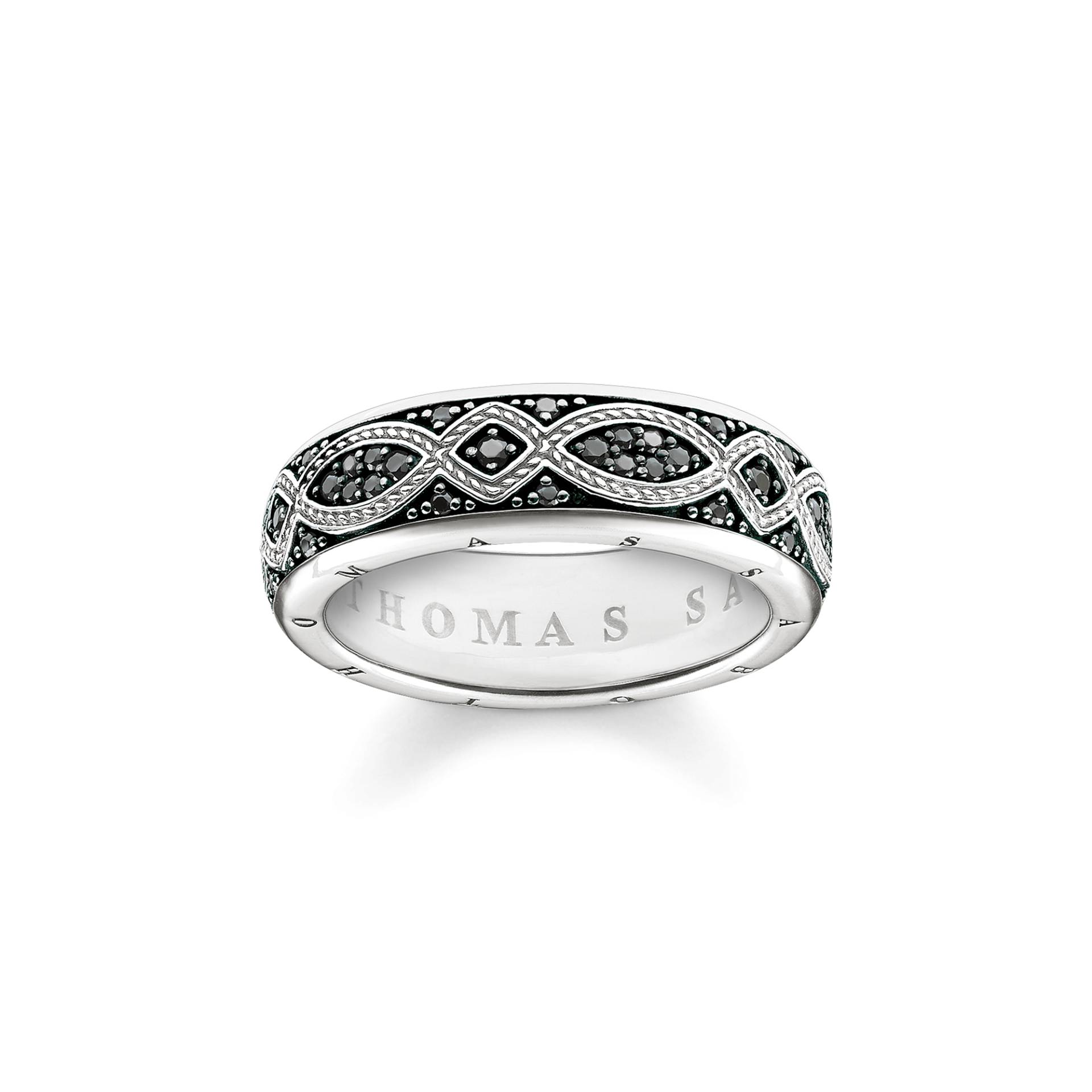 Thomas Sabo Bandring Love Knot schwarz TR2087-643-11-56 Thomas Sabo Bandring Love Knot schwarz TR2087-643-11-56 von Thomas Sabo