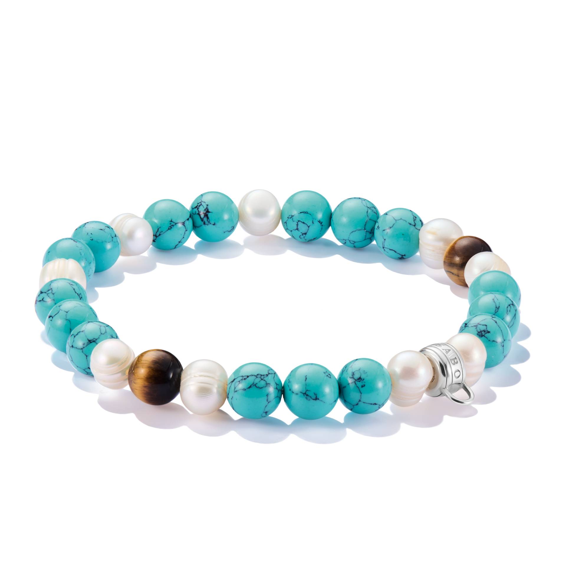 Thomas Sabo Bead-Armband mit bunten Steinen Silber mehrfarbig X0293-951-7-L19 Thomas Sabo Bead-Armband mit bunten Steinen Silber mehrfarbig X0293-951-7-L19 von Thomas Sabo