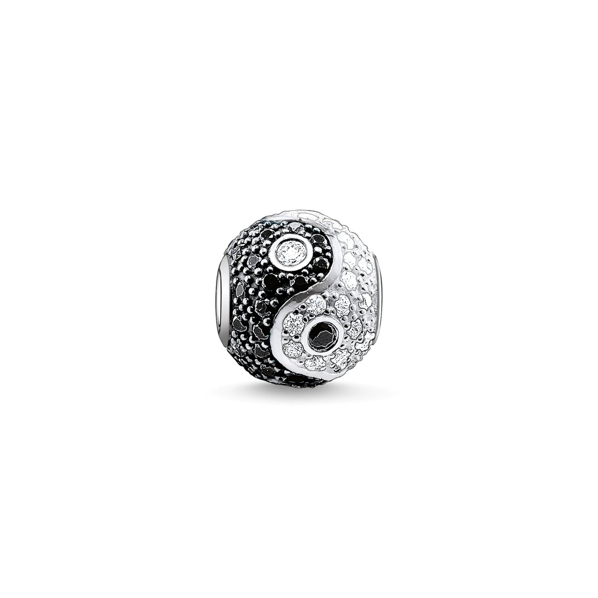 Thomas Sabo Bead Yin und Yang Pavé schwarz/ weiß K0070-051-18 von Thomas Sabo