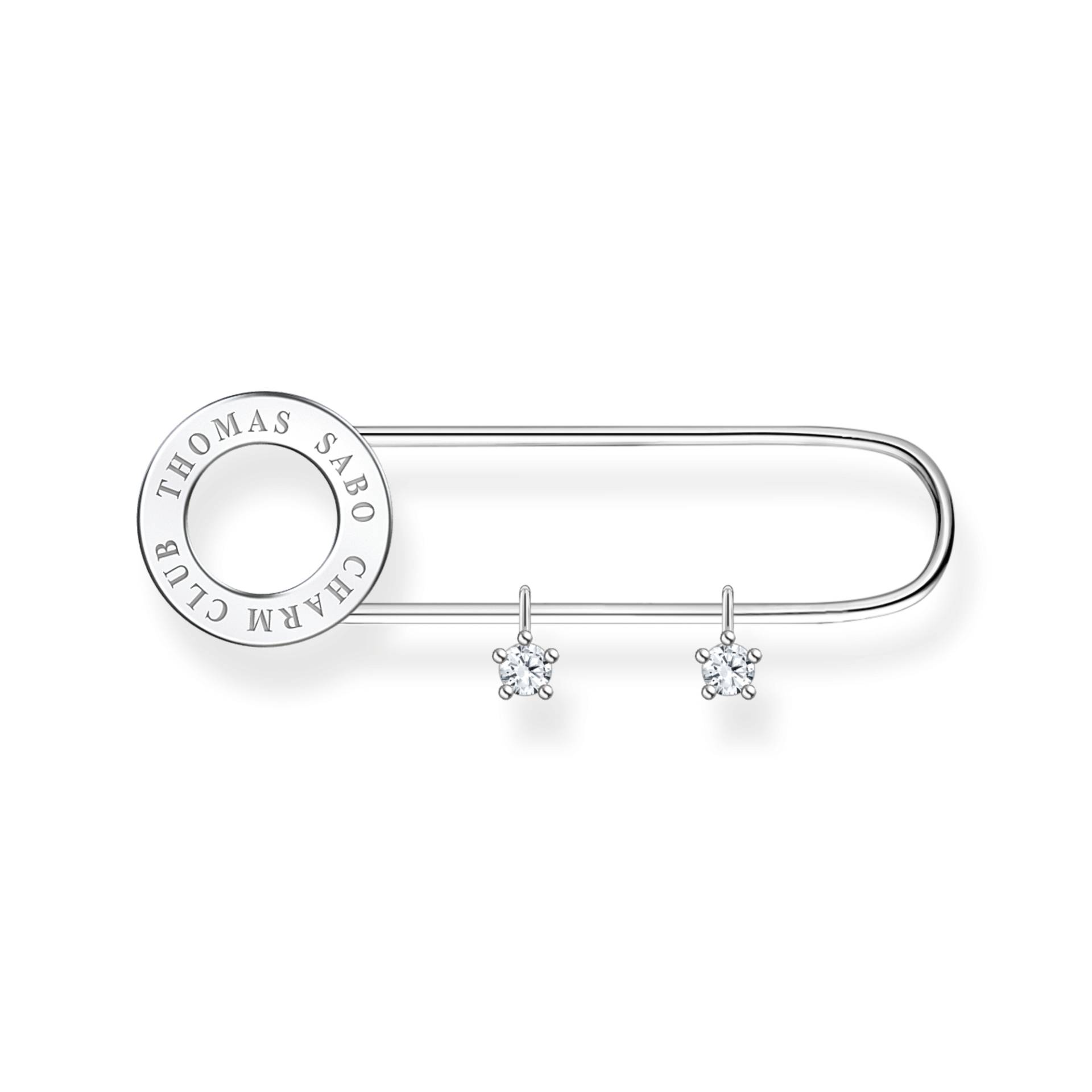 Thomas Sabo Brosche weiße Steine silber weiß X0279-225-14 von Thomas Sabo