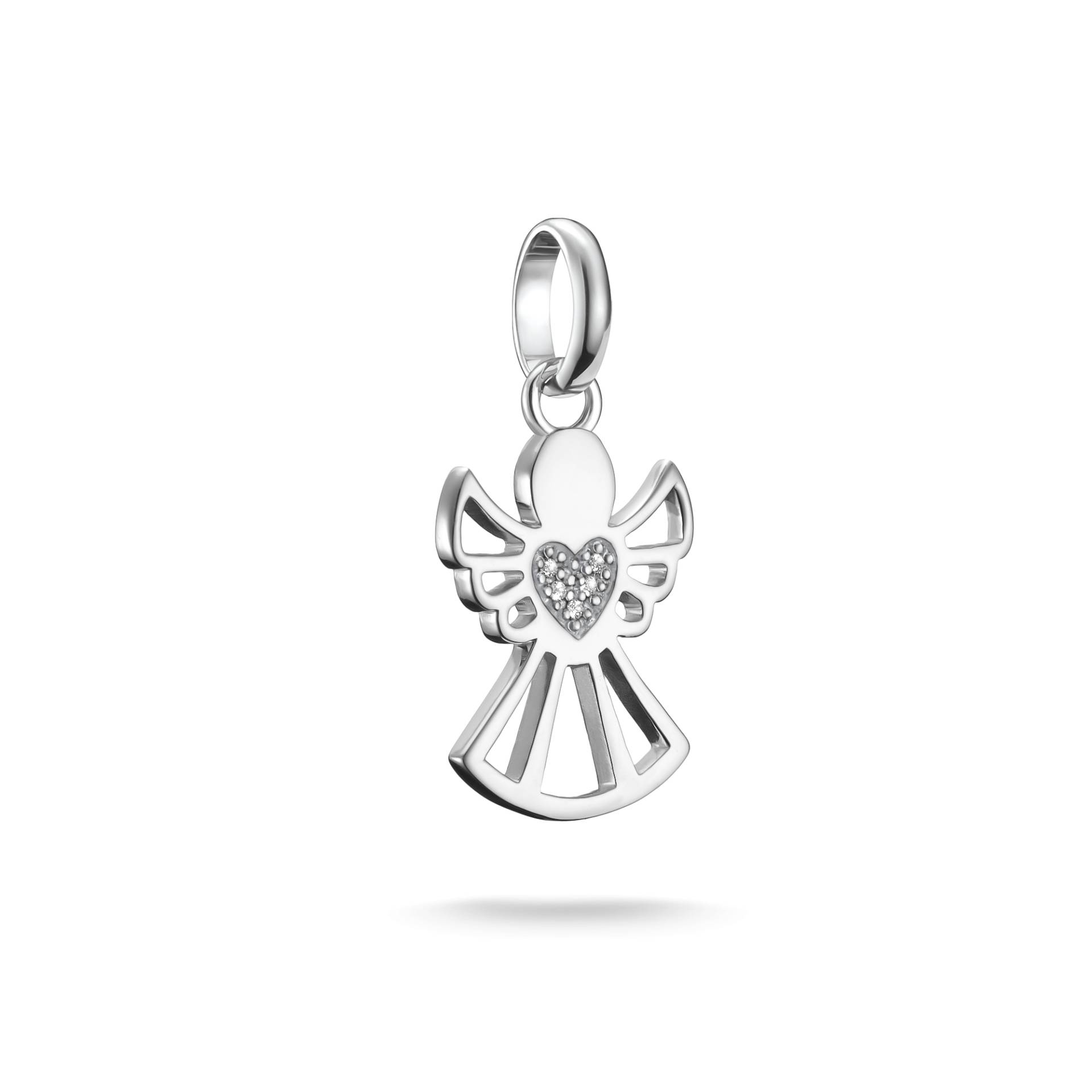 Thomas Sabo Charm-Anhänger Beschützer der Liebe Connect Silber weiß CC1242-051-14 von Thomas Sabo