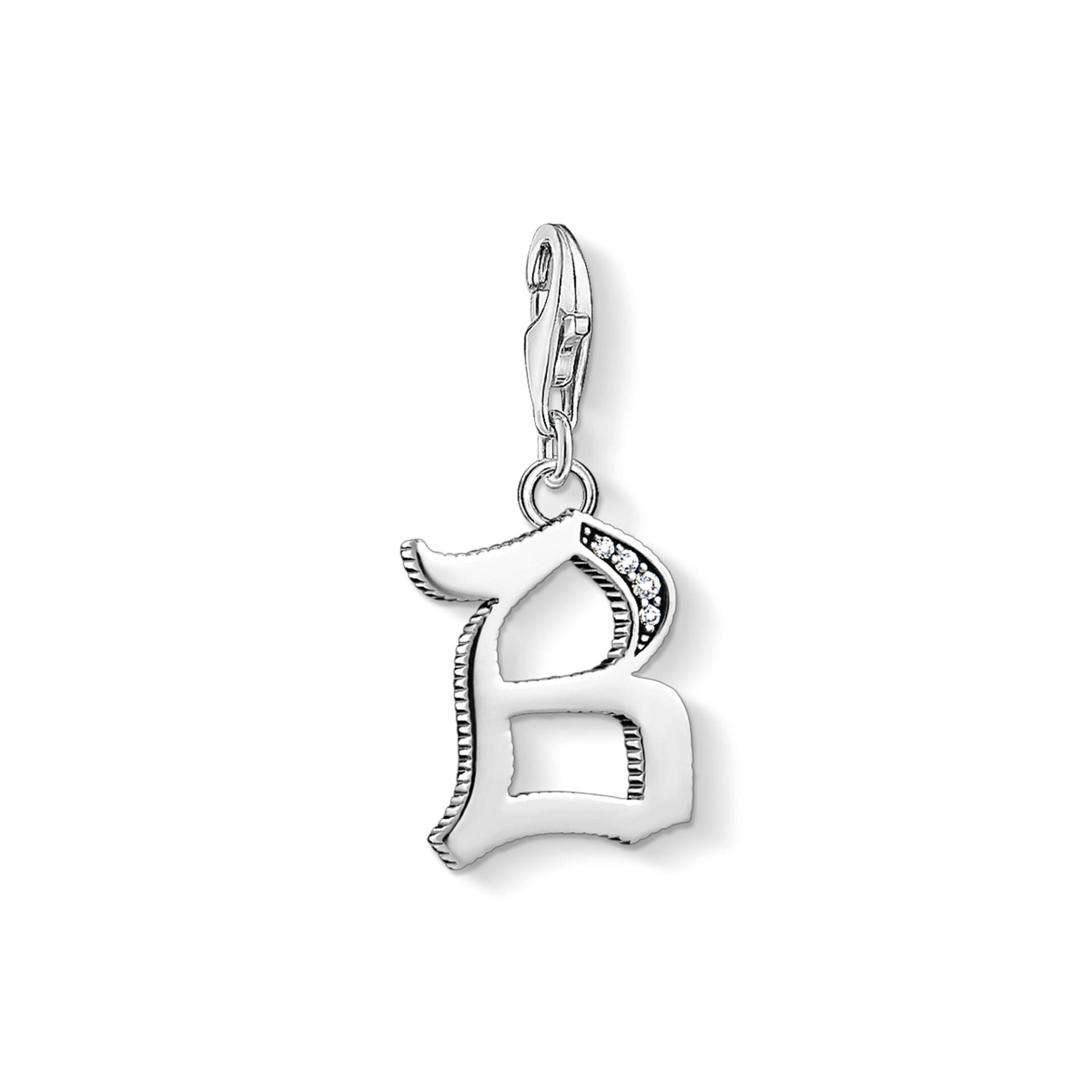 Thomas Sabo Charm-Anhänger Buchstabe B silber silberfarben 1582-643-21 von Thomas Sabo