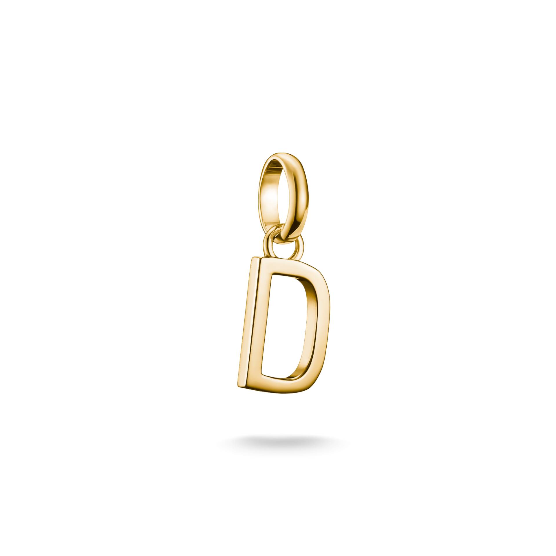 Thomas Sabo Charm-Anhänger Buchstabe D Connect vergoldet gelbgoldfarben CC1210-413-39 von Thomas Sabo