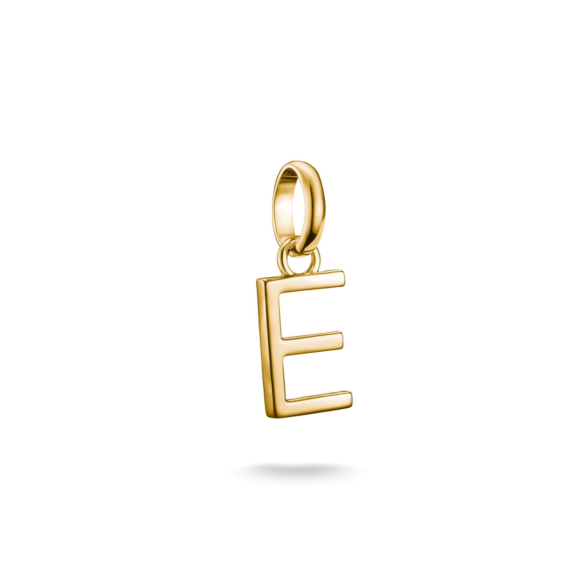Thomas Sabo Charm-Anhänger Buchstabe E Connect vergoldet gelbgoldfarben CC1211-413-39 von Thomas Sabo