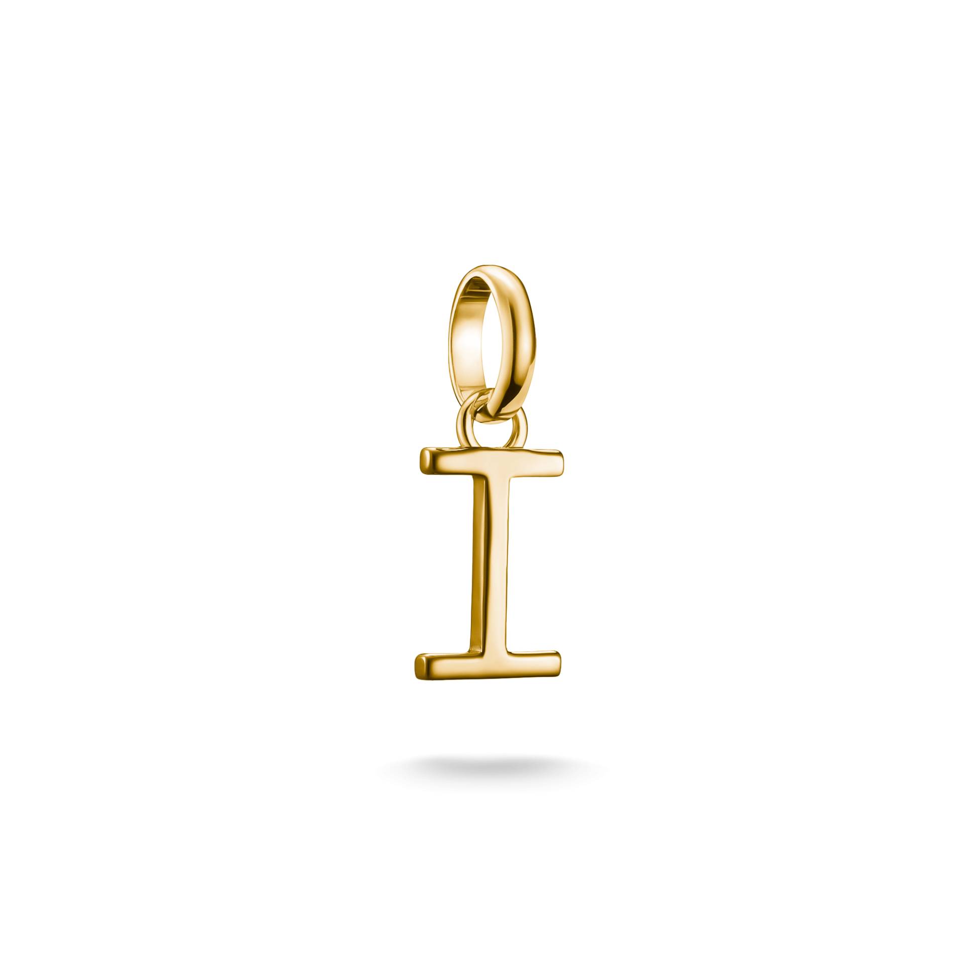 Thomas Sabo Charm-Anhänger Buchstabe I Connect vergoldet gelbgoldfarben CC1215-413-39 von Thomas Sabo