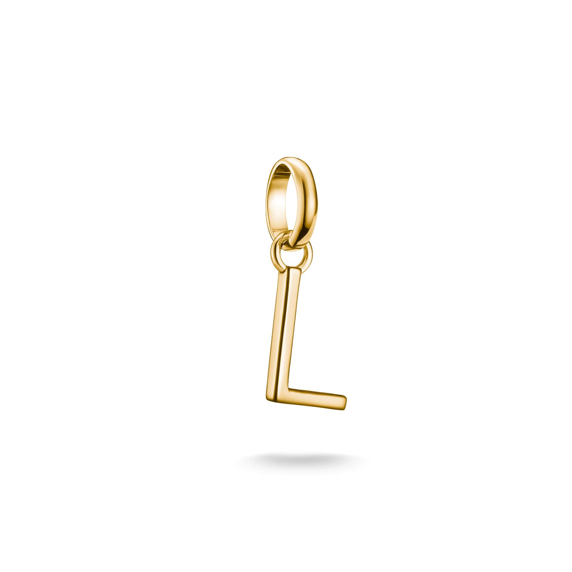 Thomas Sabo Charm-Anhänger Buchstabe L Connect vergoldet gelbgoldfarben CC1218-413-39 von Thomas Sabo