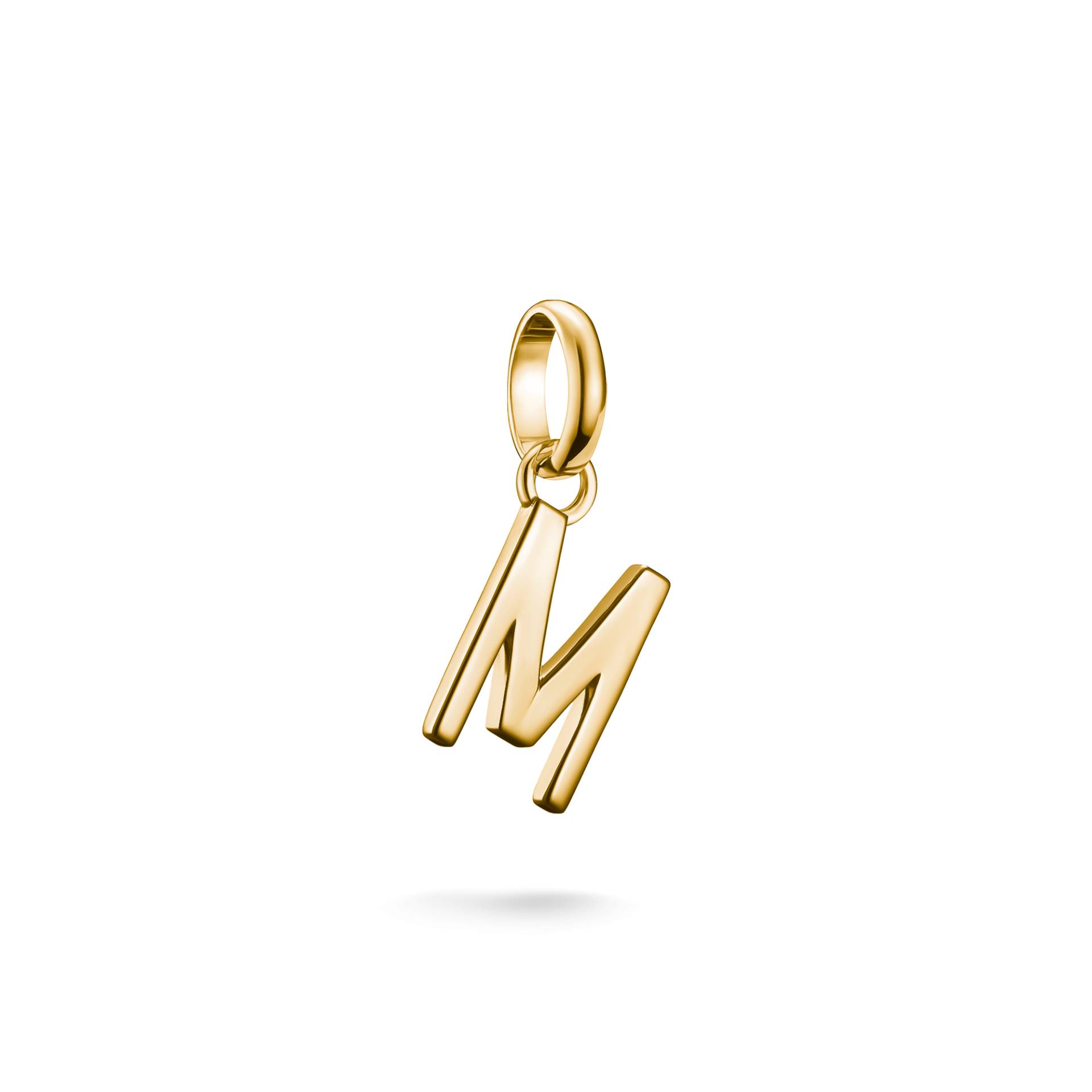 Thomas Sabo Charm-Anhänger Buchstabe M Connect vergoldet gelbgoldfarben CC1219-413-39 von Thomas Sabo
