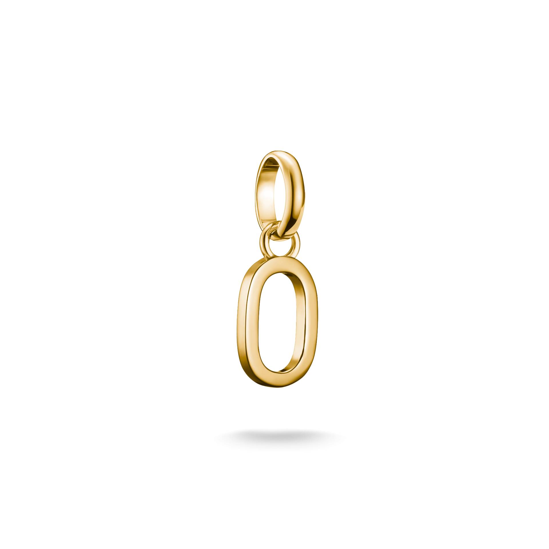 Thomas Sabo Charm-Anhänger Buchstabe O Connect vergoldet gelbgoldfarben CC1221-413-39 von Thomas Sabo