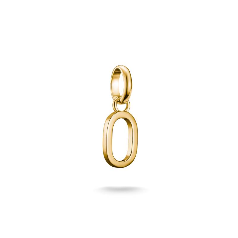 Thomas Sabo Charm-Anhänger Buchstabe O Connect vergoldet gelbgoldfarben CC1221-413-39 von Thomas Sabo